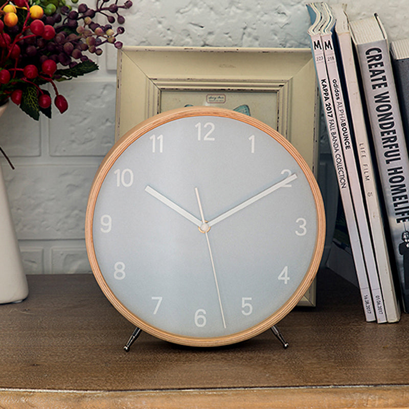 IONA Nordic Wooden Clock