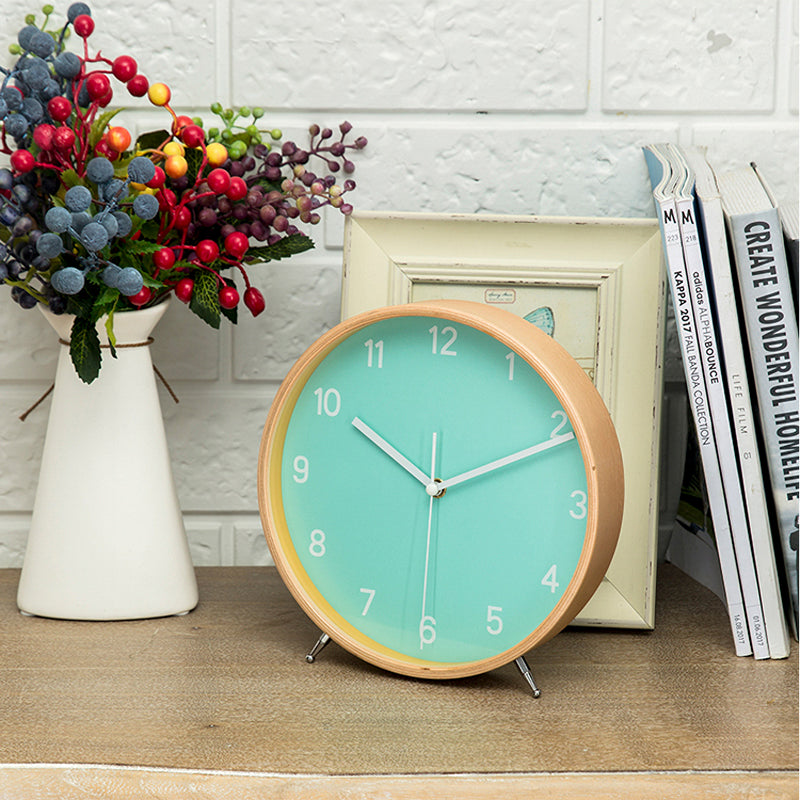 IONA Nordic Wooden Clock