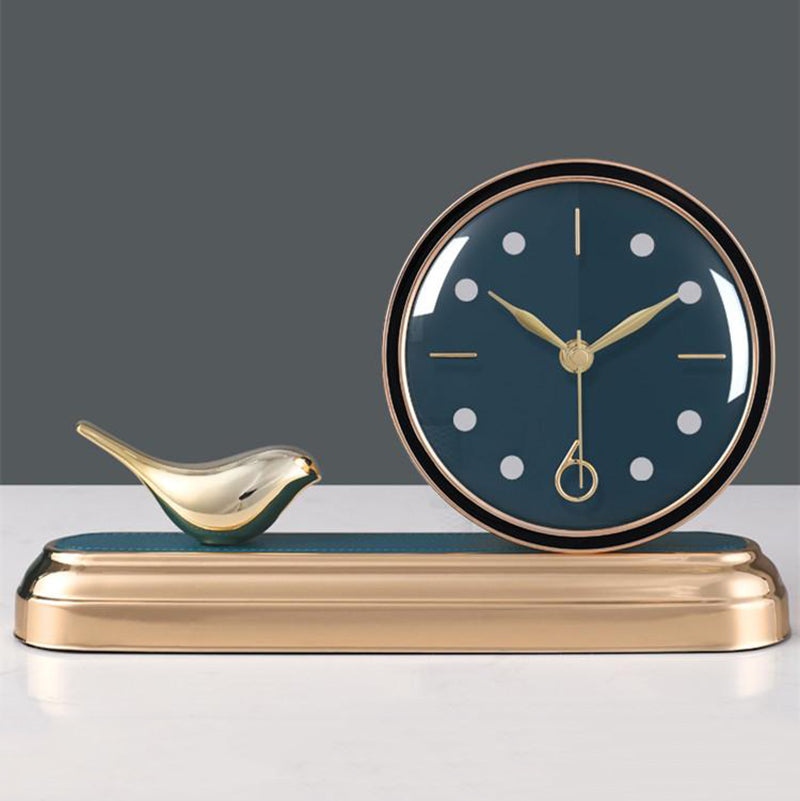 Tannis Armens Leather Bird Paradise Clock