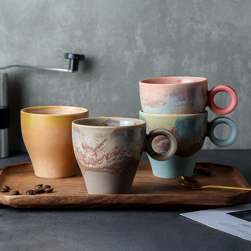 Half-Chen Powderblue Semi-Glazed Mug