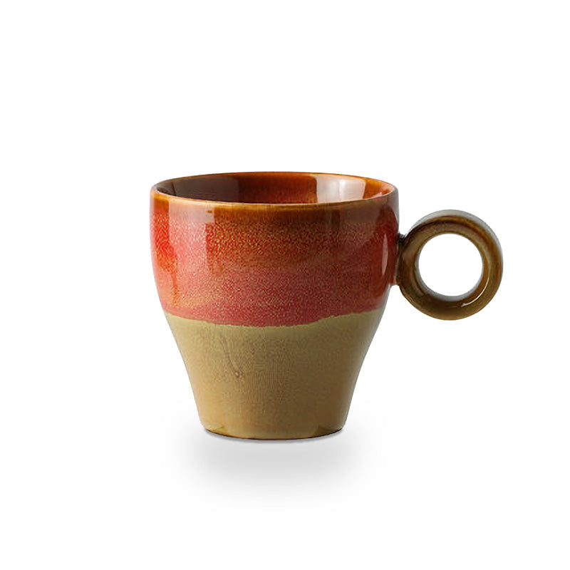 Half-Chen Firebrick Semi-Glazed Mug