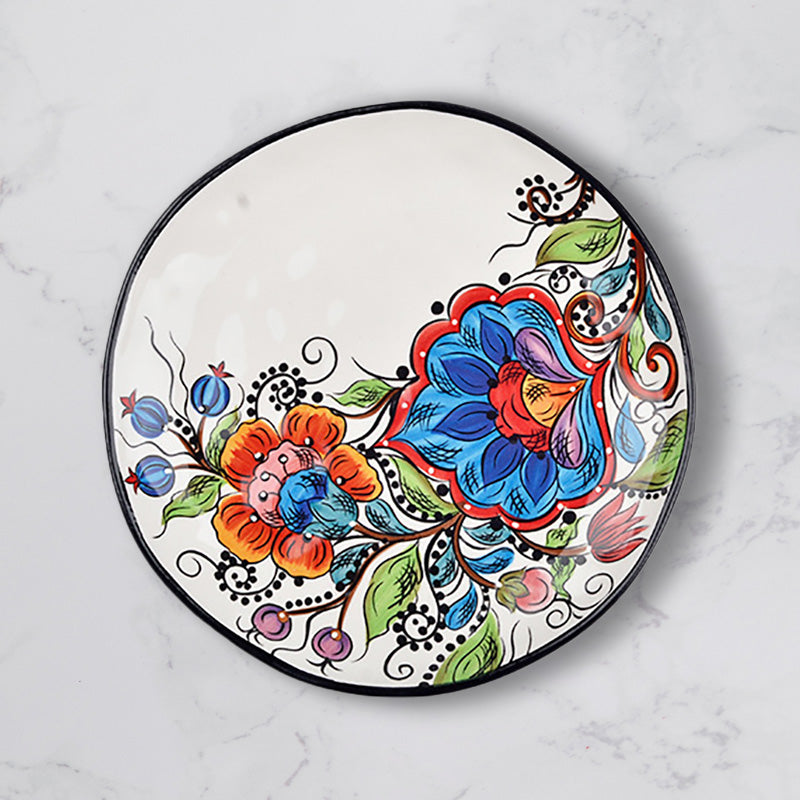 Hana' Sah Underglaze Dinner Plate