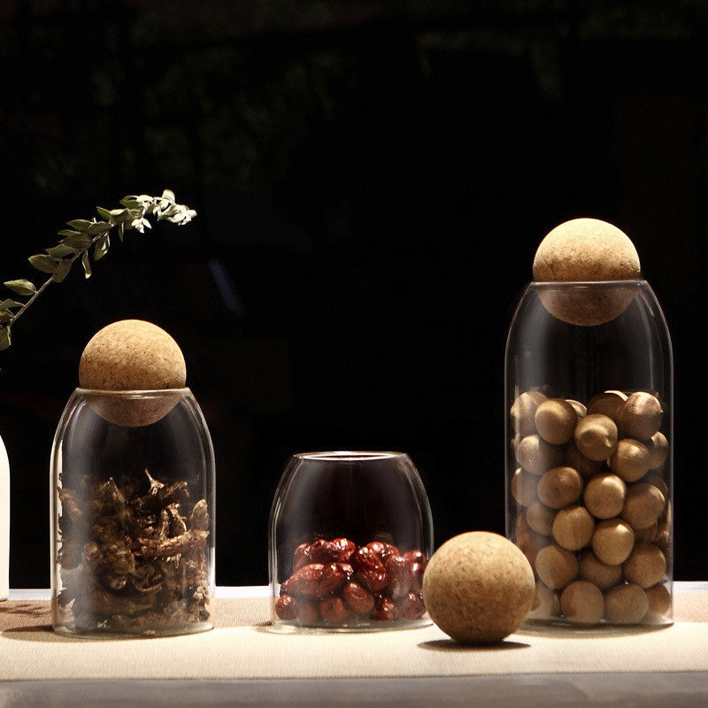 Iball Glass Cork Storage