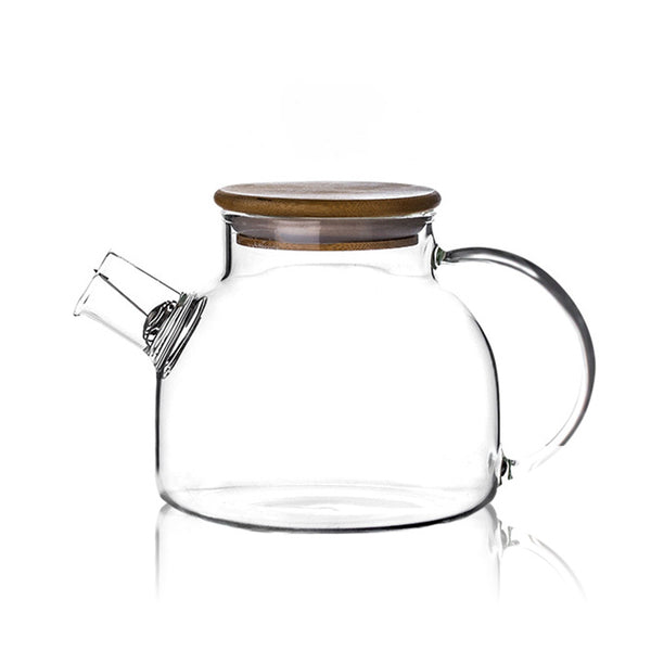 Ikoti 1L Water Kettle Premium Transparent Glass Tea Kettle