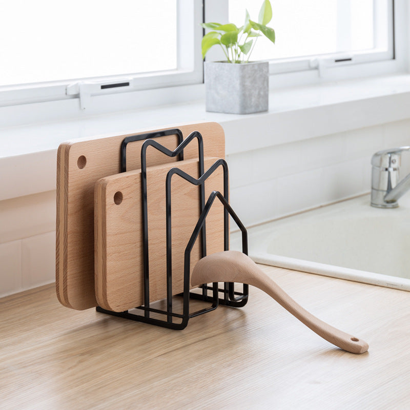 Kawasimaya Cutting Board and Pot Lid Organizer