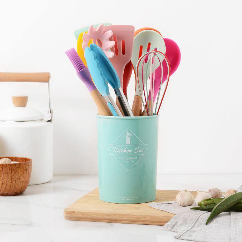 Keshet Colorful Silicone Utensil Sets - TOV Collection