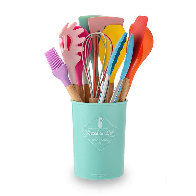 Keshet Colorful Silicone Utensil Sets - TOV Collection