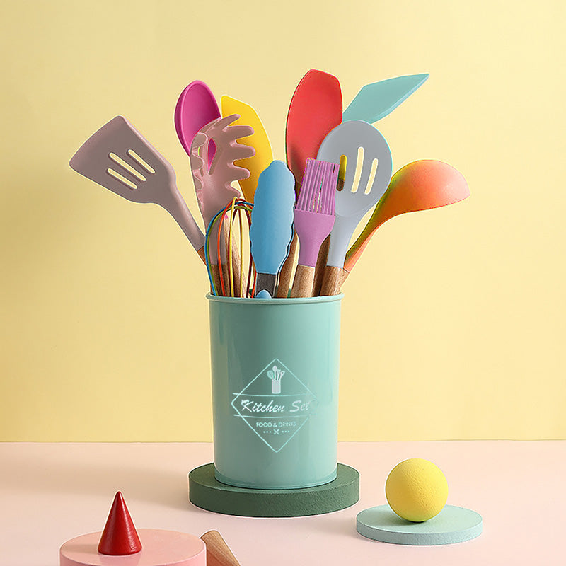 Keshet Colorful Silicone Utensil Sets