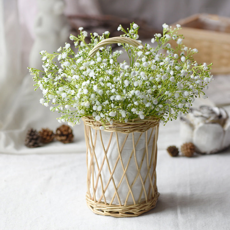 Leif Rattan Lantern Basket