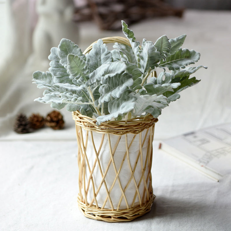 Leif Rattan Lantern Basket