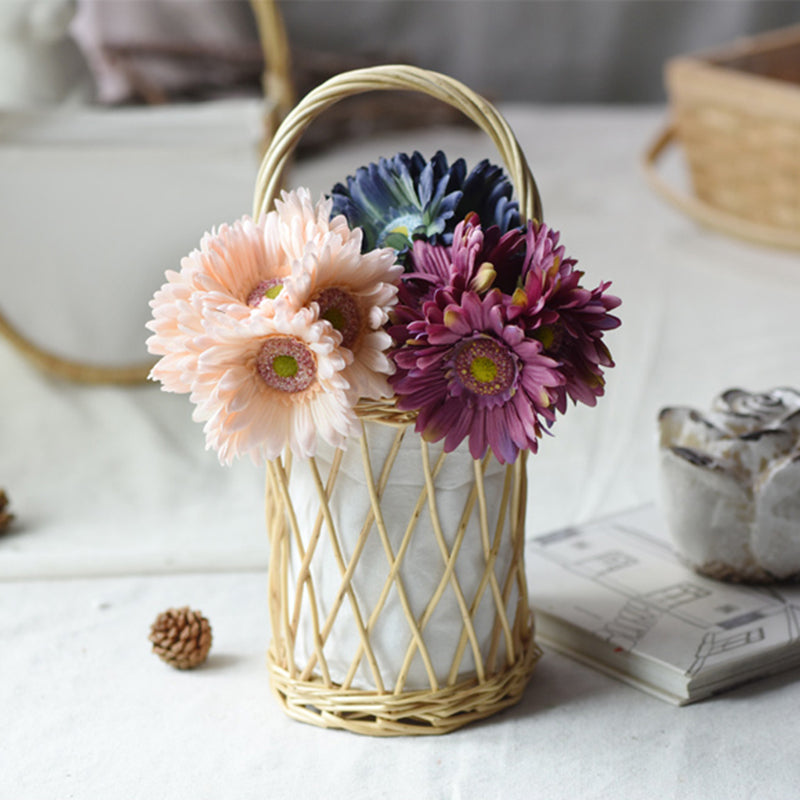 Leif Rattan Lantern Basket