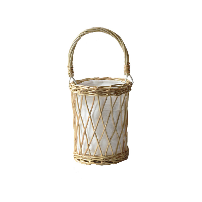 Leif Rattan Lantern Basket