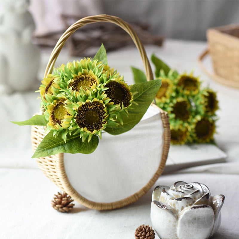 Leif Rattan Quatter Basket