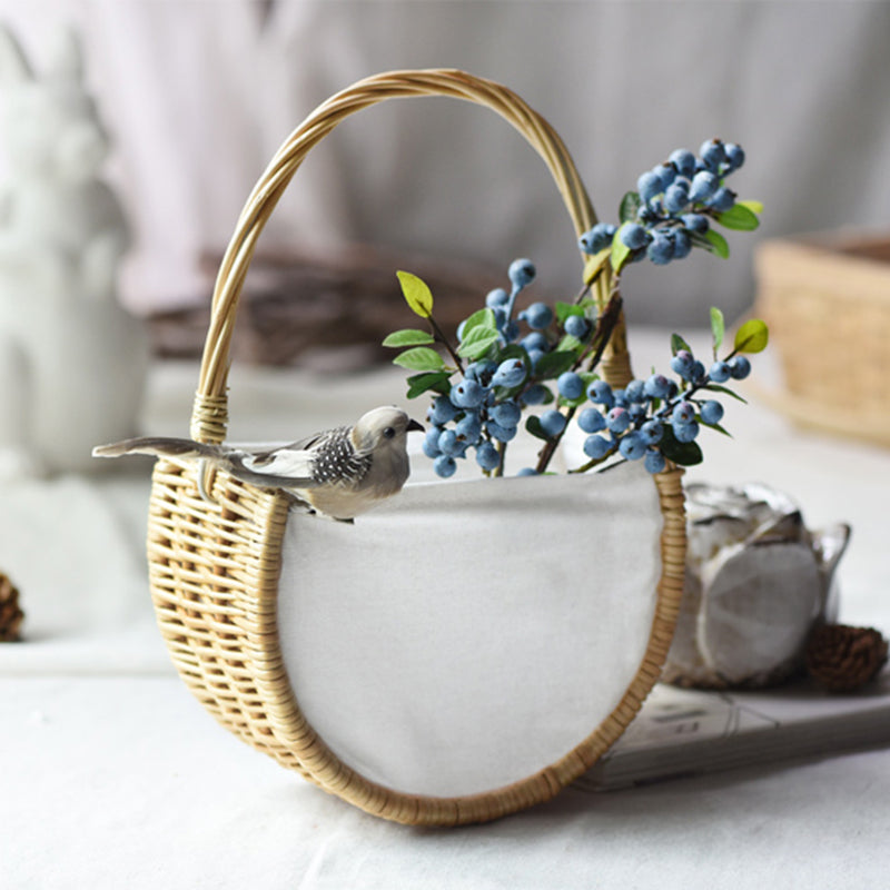 Leif Rattan Quatter Basket