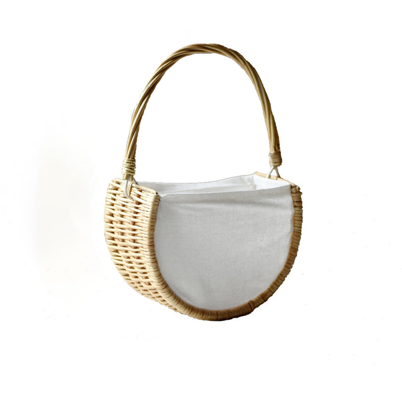 Leif Rattan Quatter Basket
