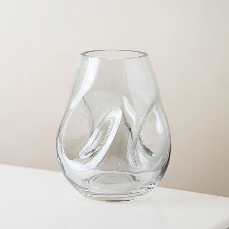 Lezitsu Vintage Transparent Vase