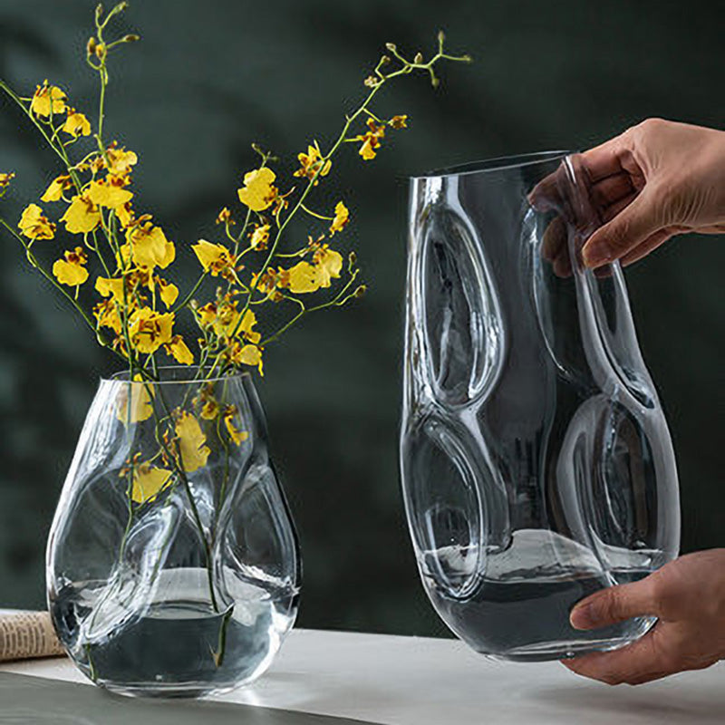 Lezitsu Vintage Transparent Vase