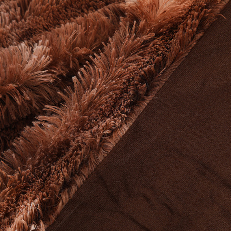 Liyun Caramel Fluffy Throw Blanket