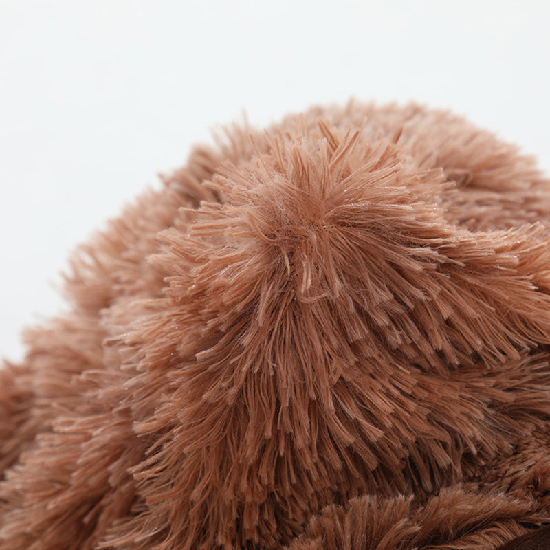 Liyun Caramel Fluffy Throw Blanket