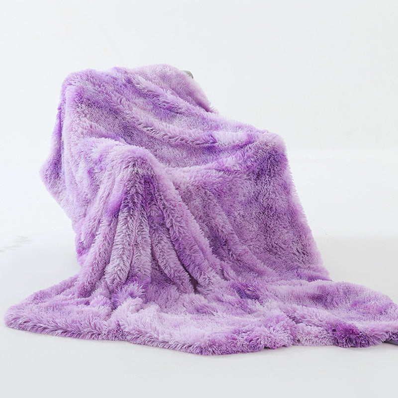 Liyun Pink Fluffy Throw Blanket