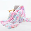Liyun Rainbow Fluffy Throw Blanket