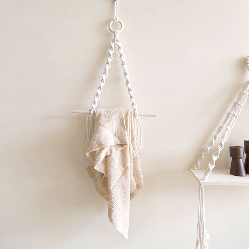 Macrame Towel Wall Hanger