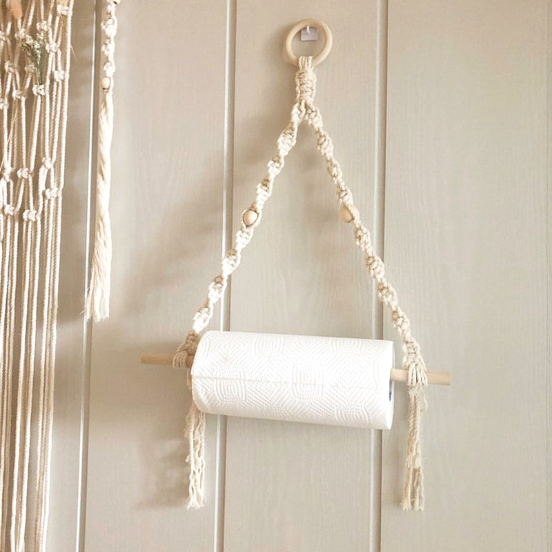 Macrame Towel Wall Hanger