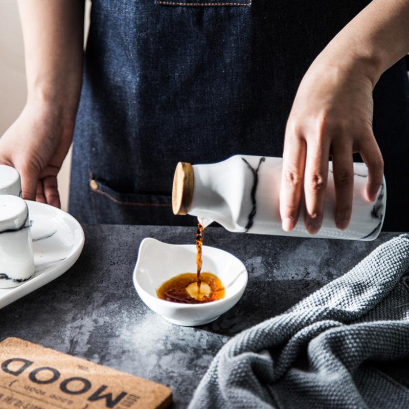 Marbling Sauce Jar - TOV Collection