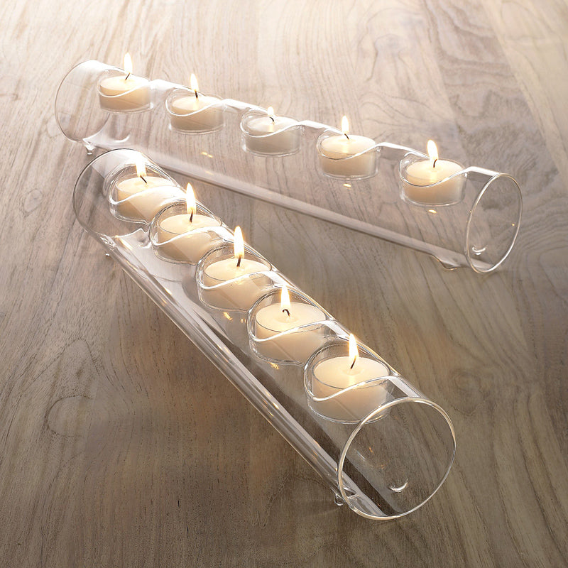 Meroz Glass Tea Light Centerpiece