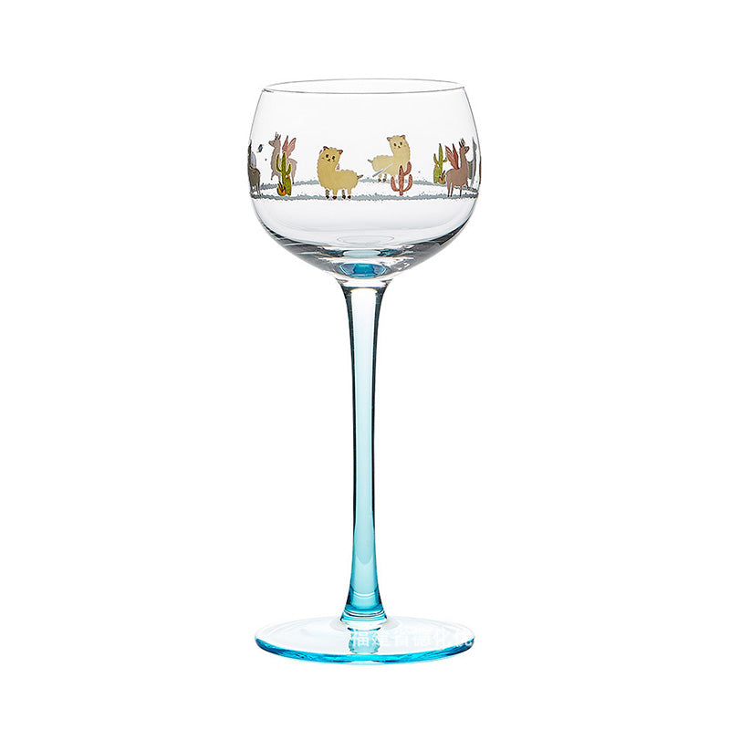 Merry Alpaca Champagne Glass