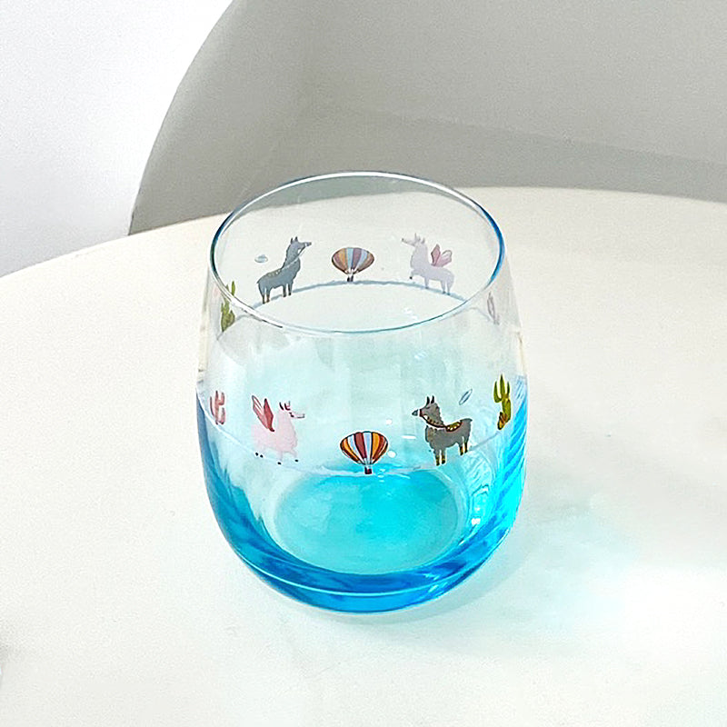 Merry Alpaca Tumbler Glass