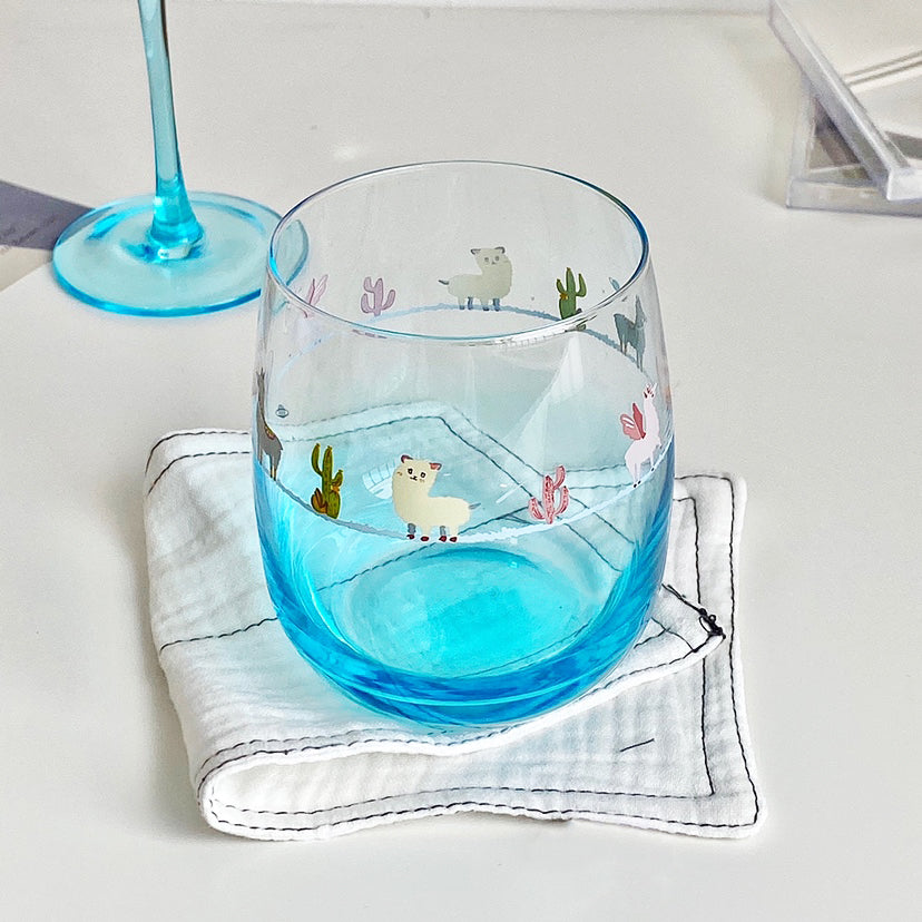 Merry Alpaca Tumbler Glass