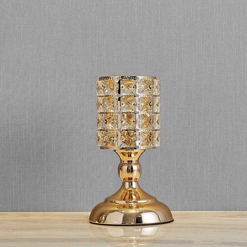 Moire Golden Candle Holder