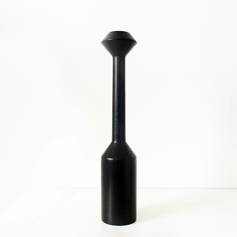 Moretti Black Taper Candle Holder