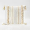 Natural Woven Fringe Tasseled Cushion Cover
