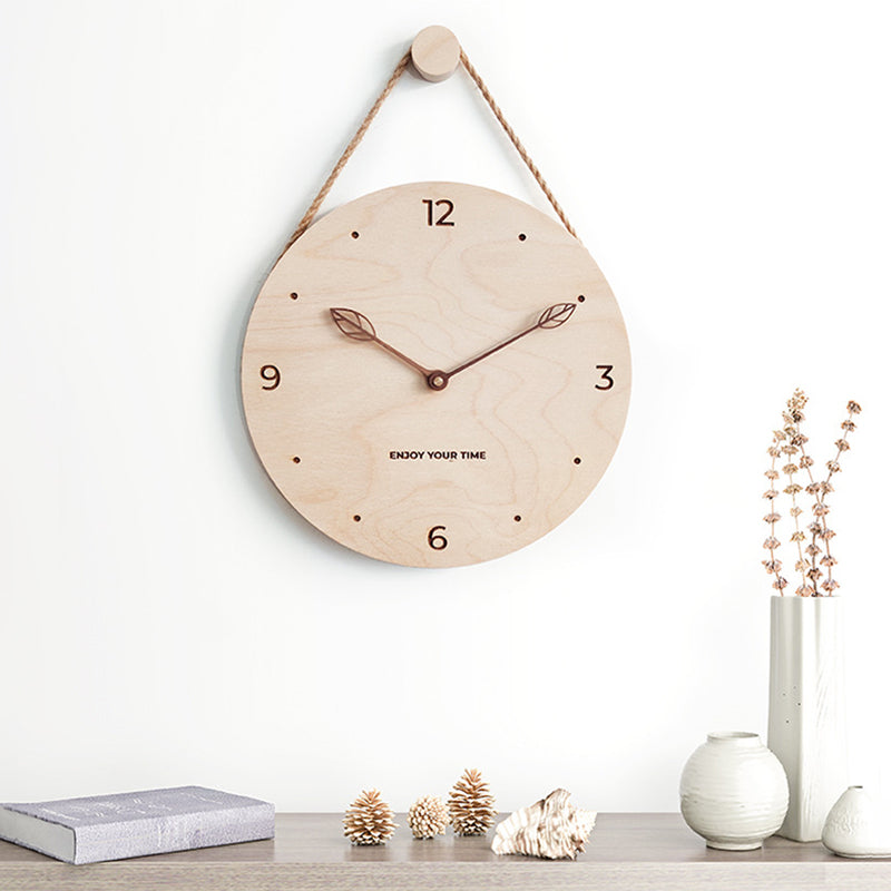Akkaria New Leaves Hanging Clock