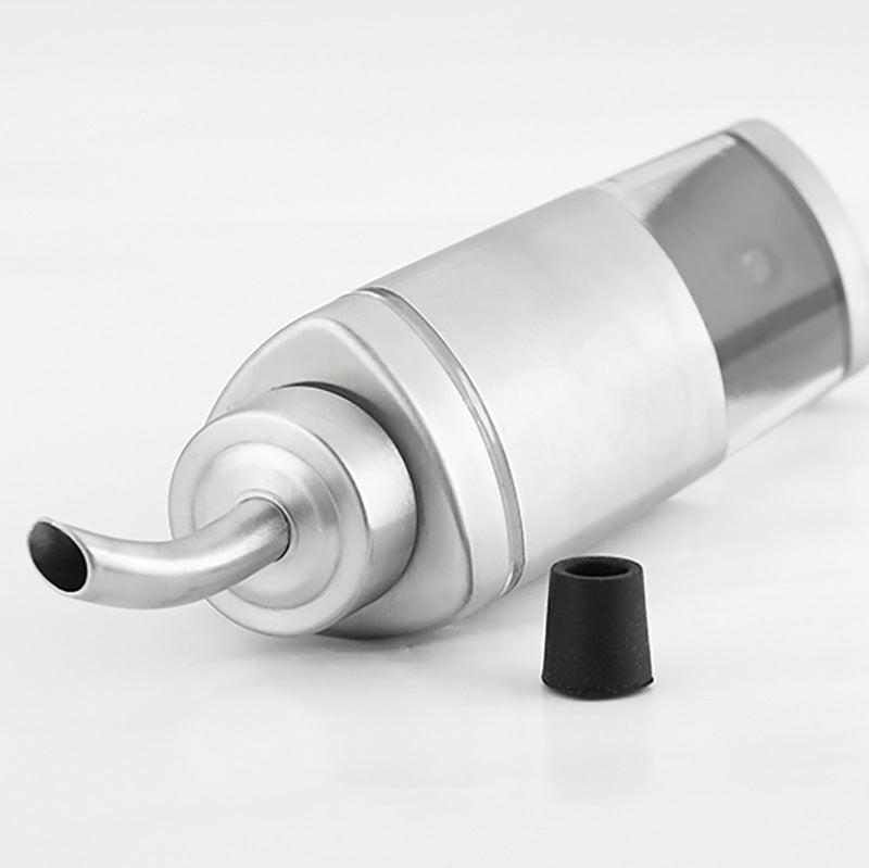 Opened View Stainless Steel Cruet Bottle