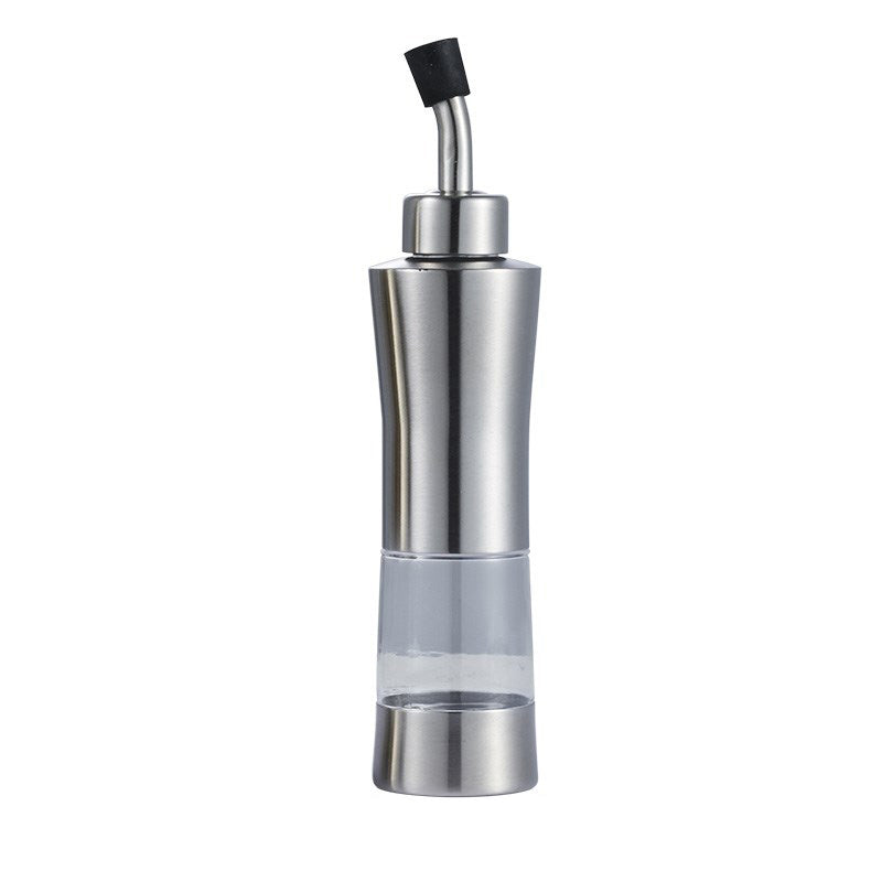 Opened View Stainless Steel Cruet Bottle