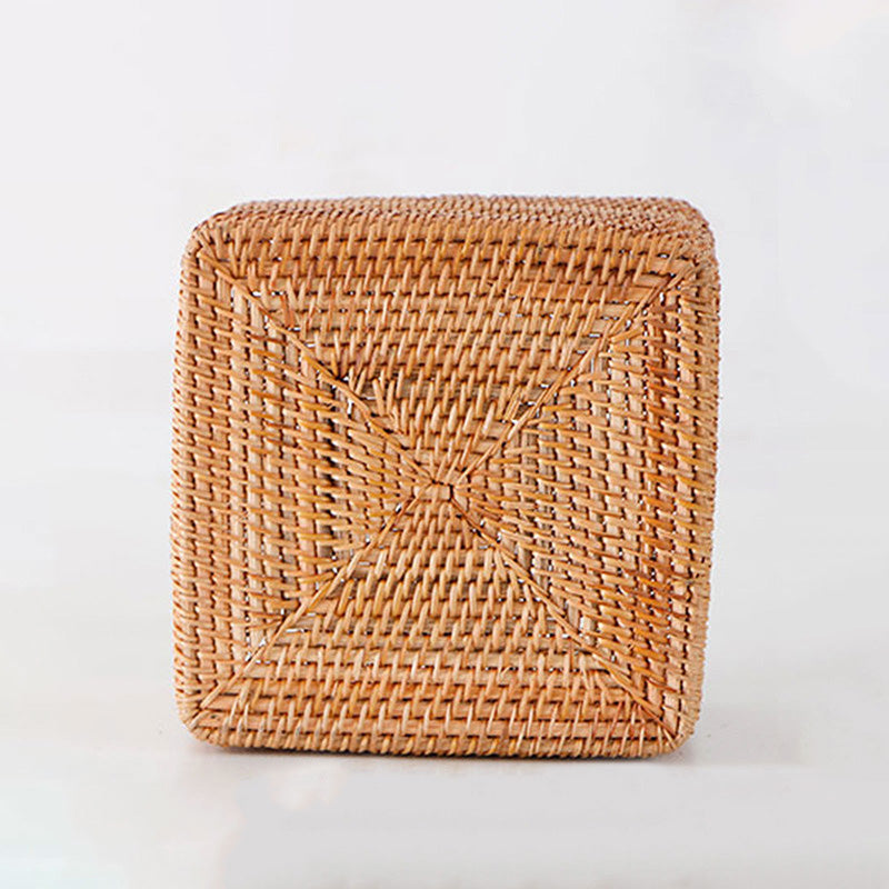 Orakue Rattan Square Organizer Basket