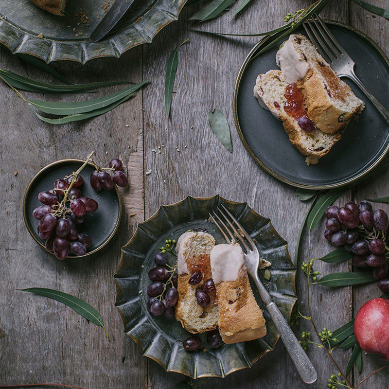 Oriental Hammered Iron Serving Plates