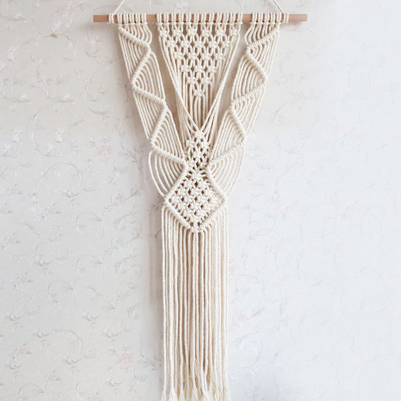 Paisley Macramé Pocket Hanger