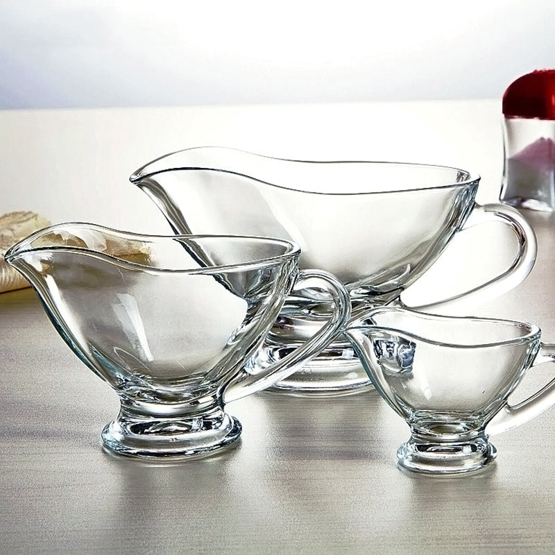 Pasabahce Glass Gravy Boat