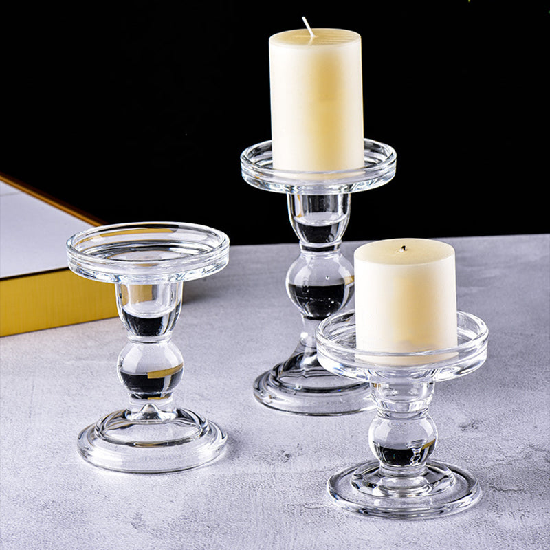 Peqod Glass Candle Holder