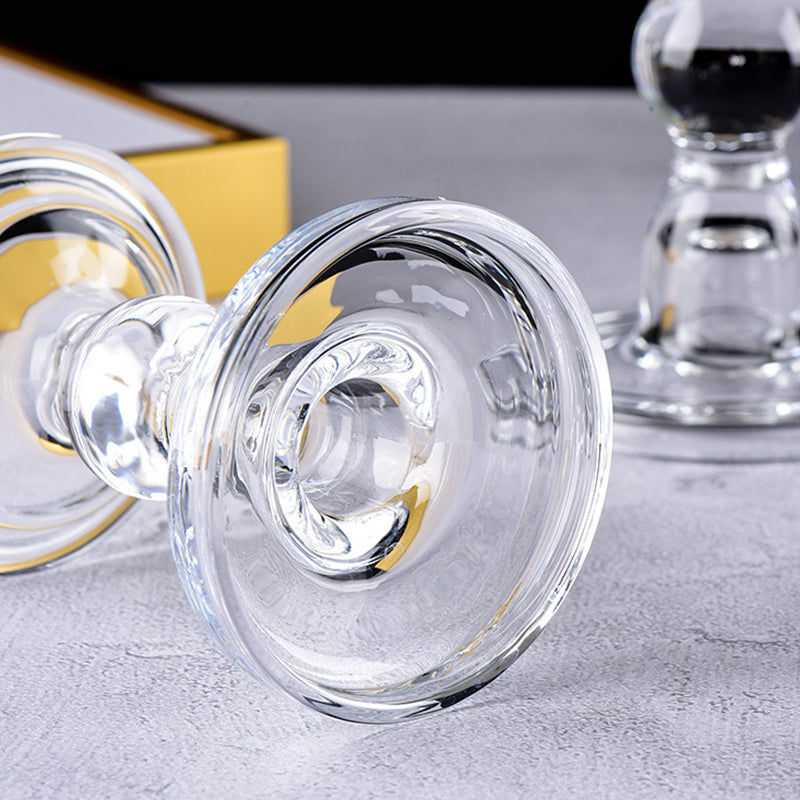 Peqod Glass Candle Holder