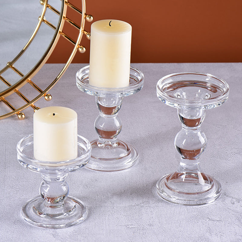 Peqod Glass Candle Holder