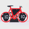 Bicycle Page Flip Clock