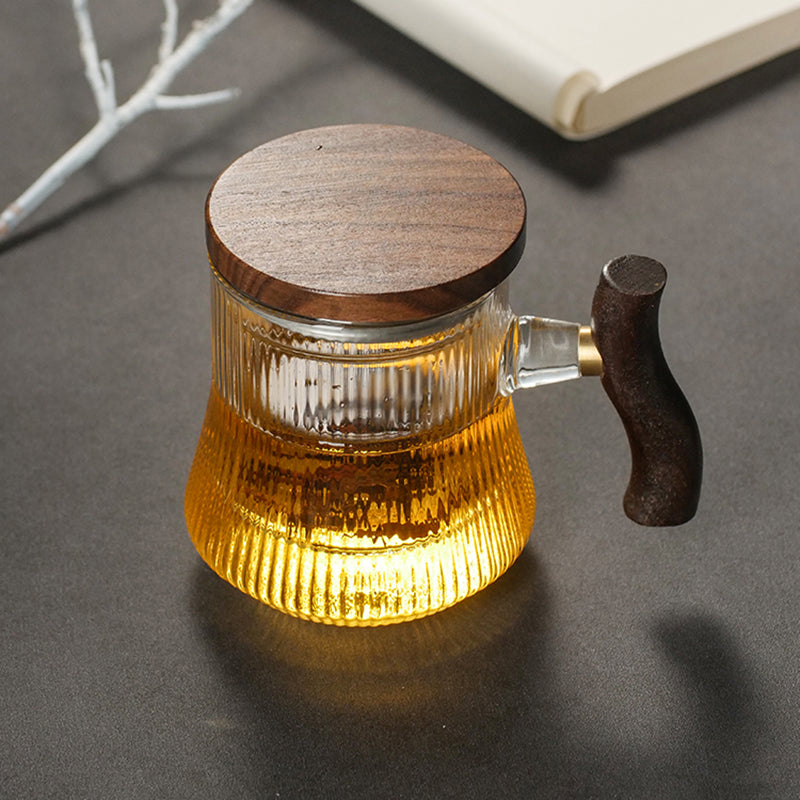 Rustic Ripple Teapot With Infuser