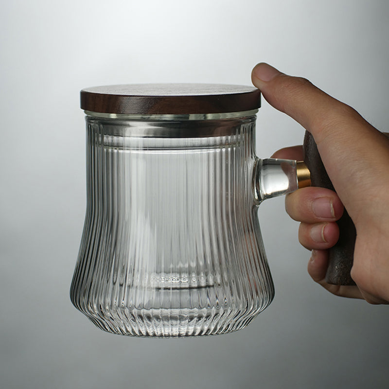 Rustic Ripple Teapot With Infuser