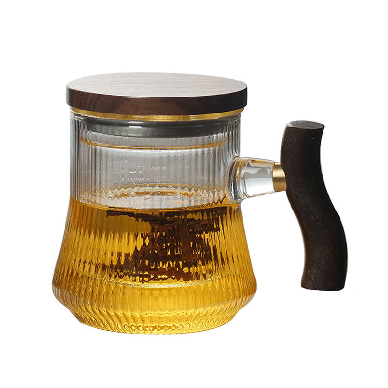 Rustic Ripple Teapot With Infuser