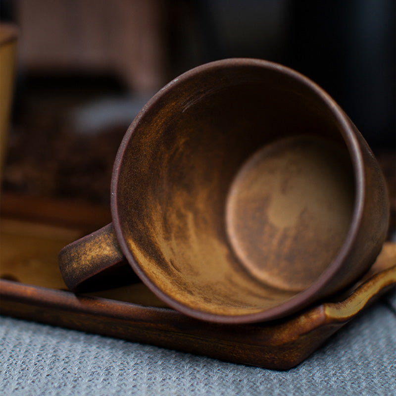 Rustic Stoneware Mug Set